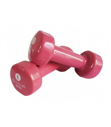 Pilt Komplekt Dumbbell Epoxy Kätekõverdus 2 x 2kg