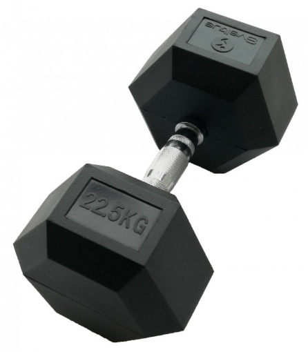 Pilt Kuusnurkne hantel 22.5 kg - Dumbbell