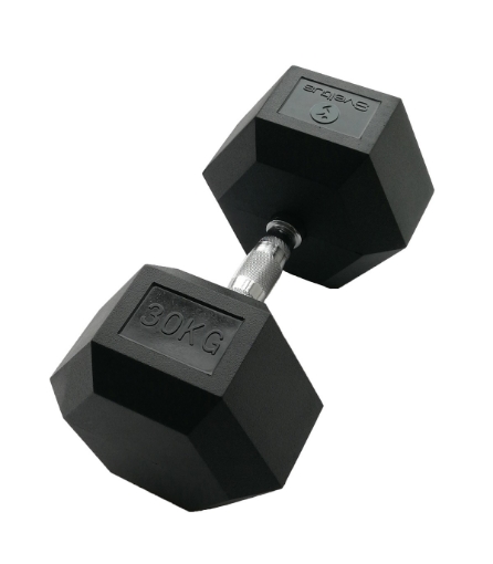 Pilt Kuusnurkne hantel 30 kg - Dumbbell