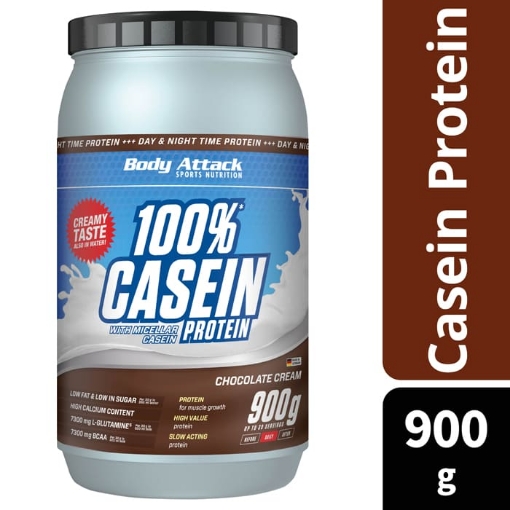 Pilt CASEIN PROTEIN 100% - 900G ŠOKOLAAD BODY ATTACK