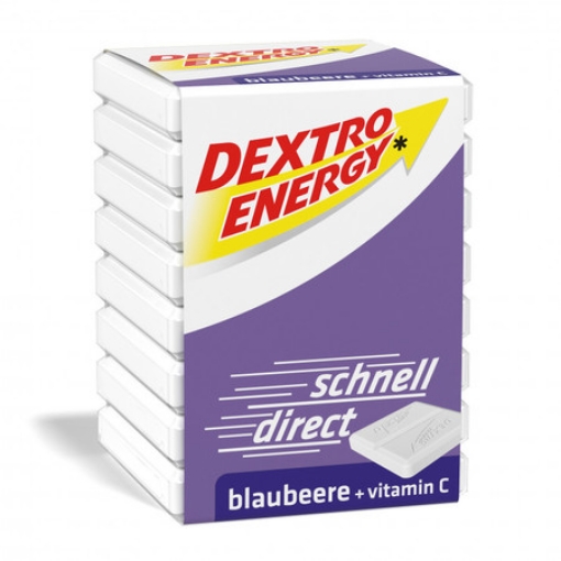 Pilt Dextro Energy Mustikas + C-vitamiin 46g