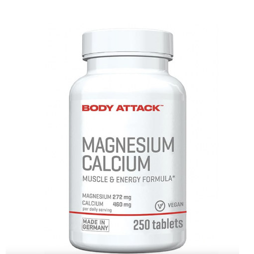 Pilt Magneesium + Kaltsium - 250 tabletti Body Attack