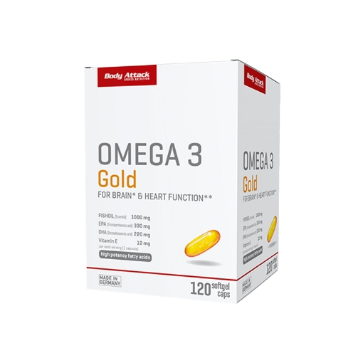 Pilt OMEGA 3 GOLD - 120 CAPS BODY ATTACK