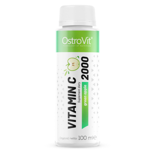 Pilt OstroVit Vitamiin C 2000 Shot 100 ml - Roheline õun