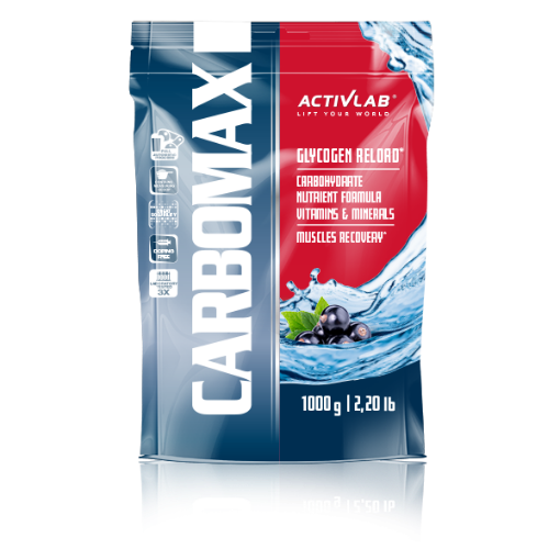 Pilt CarboMax Energy 1000g - Must sõstar - ActivLab