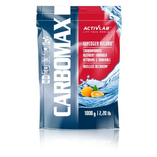 Pilt CarboMax Energy 1000g - Apelsin - ActivLab