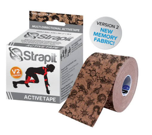 Pilt  DYNAMIC ACTIVETAPE 5CM x 5M  - BEEŽ/MUST