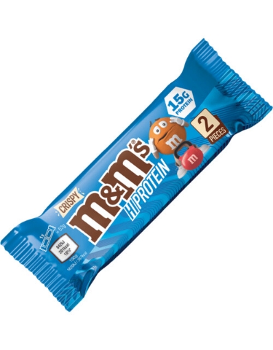 Pilt M&M's Crispy High Protein Batoon 52g - Piimašokolaad