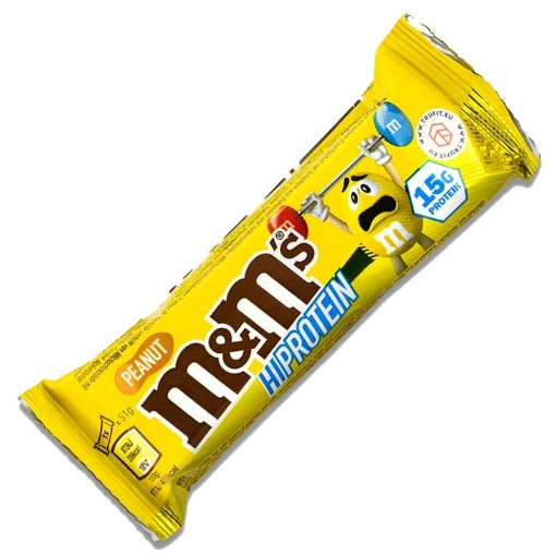 Pilt M&M'S Protein Peanut Batoon 52g - Maapähklid