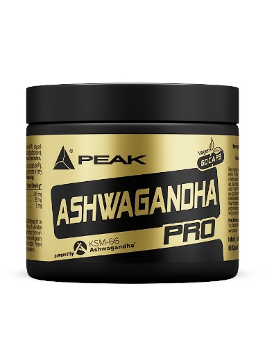 Pilt ASHWAGANDHA PRO - 60 kapslit PEAK