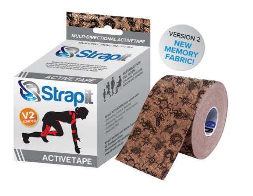 Pilt DYNAMIC ACTIVETAPE 7,5CM x 5M - BEEŽ/MUST