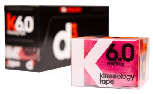 Pilt K6.0 Kinesioloogiateip Roosa 5 cm x 6 m - d3Tape